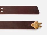 Claw Buckle Belt, Dark Brown